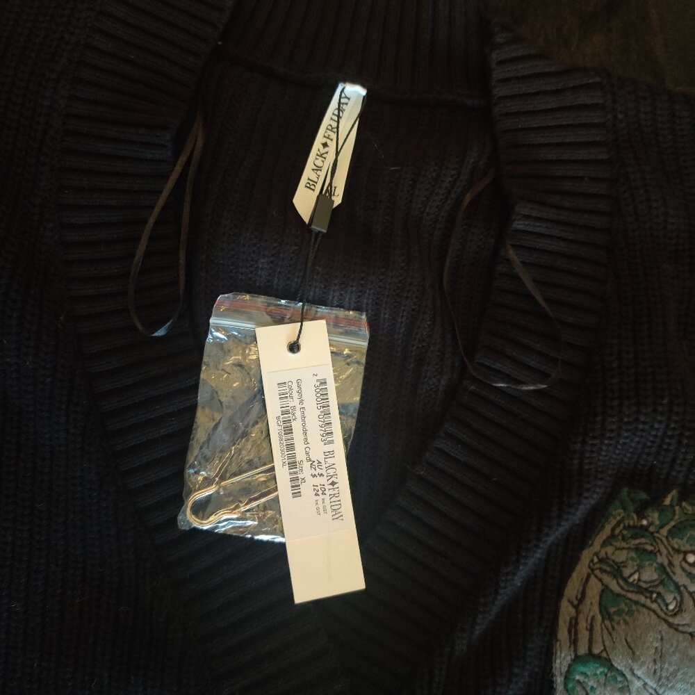 Dangerfield gargoyle sweater size XL new oversized fit - Picture 4 of 5
